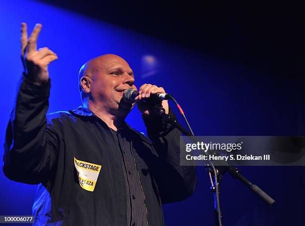 Matt Pinfield attends the Joey Ramone Foundation For Lymphoma Research benefit concert at The Fillmore New York at Irving Plaza on May 19, 2010 in...