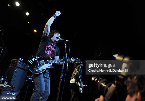 Jesse Malin performs at the Joey Ramone Foundation For Lymphoma Research benefit concert at The Fillmore New York at Irving Plaza on May 19, 2010 in...