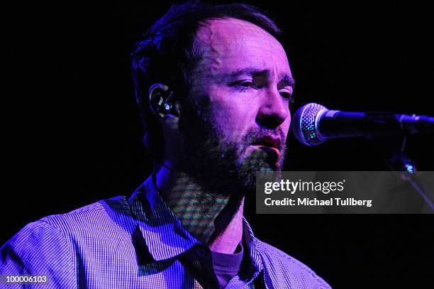 Singer James Mercer performs with his group Broken Bells at the Henry Fonda Theater on May 19, 2010 in Los Angeles, California.