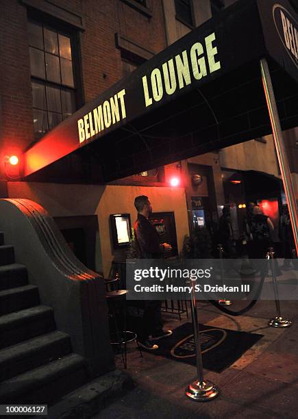 General view of The Belmont Lounge at the Joey Ramone Foundation For Lymphoma Research benefit concert at The Belmont Lounge on May 19, 2010 in New...