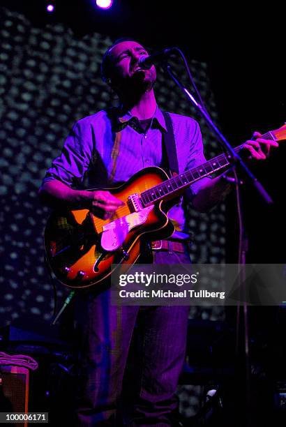 Singer James Mercer performs with his group Broken Bells at the Henry Fonda Theater on May 19, 2010 in Los Angeles, California.