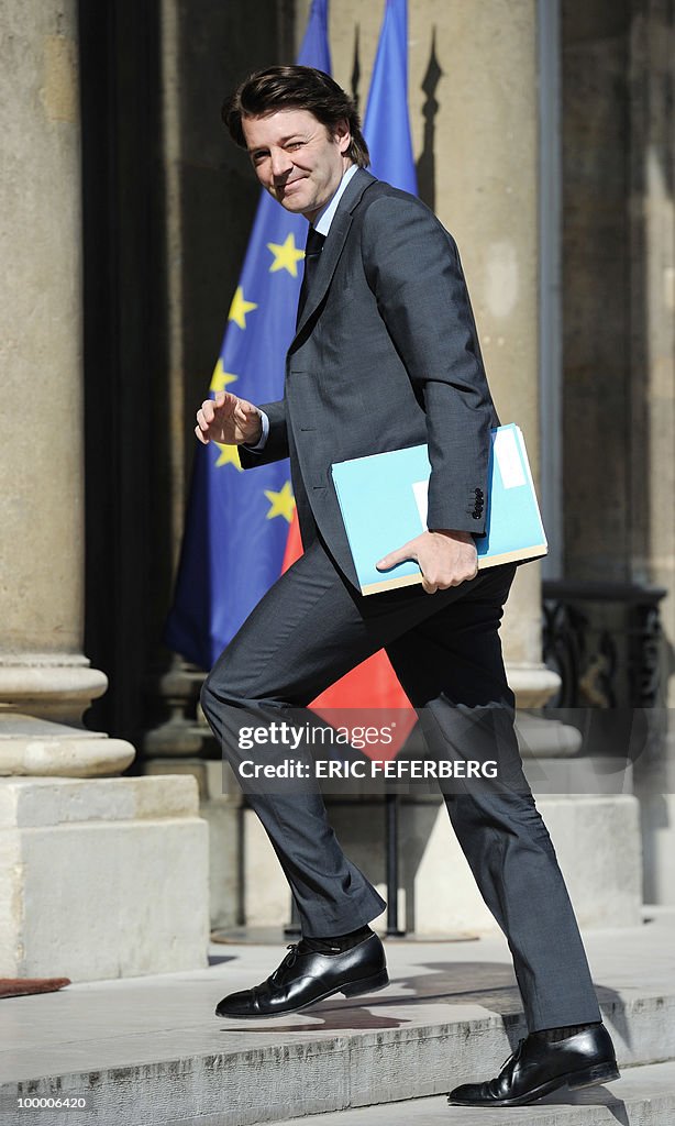 French Budget minister Francois Baroin a