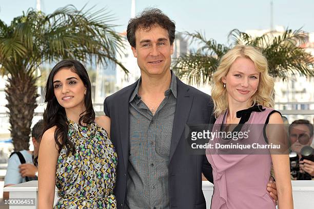 Actress Liraz Charhi, director Doug Liman and actress Naomi Watts attend the 'Fair Game' Photo Call held at the Palais des Festivals during the 63rd...