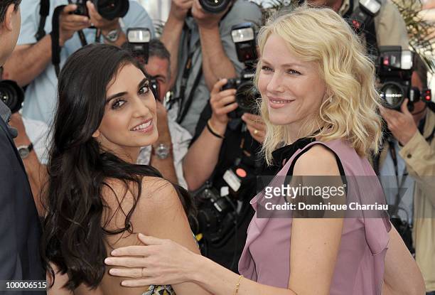Actresses Liraz Charhi and Naomi Watts attend the 'Fair Game' Photo Call held at the Palais des Festivals during the 63rd Annual International Cannes...