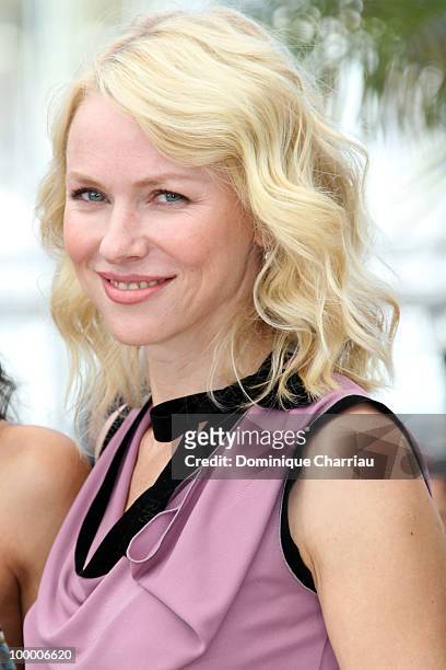 Actress Naomi Watts attends the 'Fair Game' Photo Call held at the Palais des Festivals during the 63rd Annual International Cannes Film Festival on...