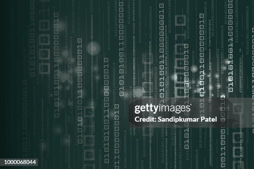 Abstract Technology Binary code Background Abstract Technology Binary code Background