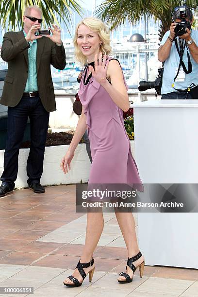 Actress Naomi Watts attends the 'Fair Game' Photo Call held at the Palais des Festivals during the 63rd Annual International Cannes Film Festival on...