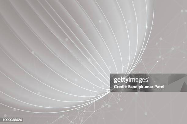 abstract technology innovation concept - binary code circle stock illustrations
