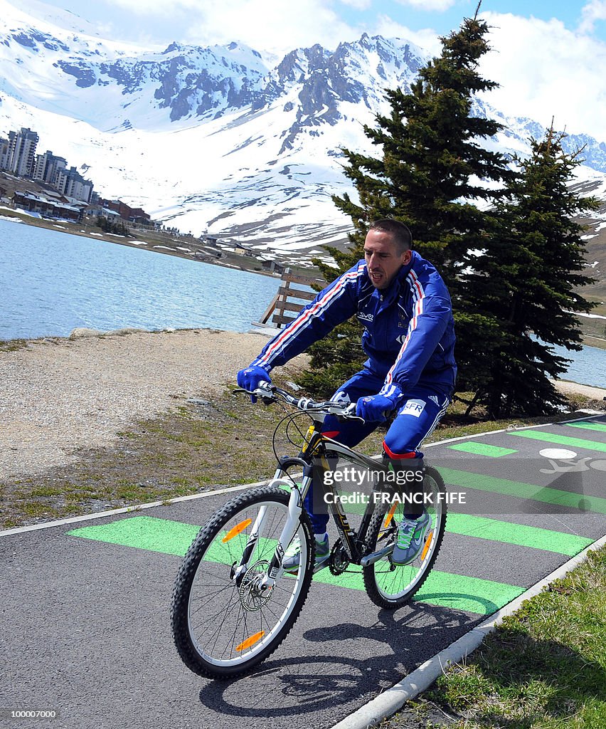 French football forward Franck Ribery cy