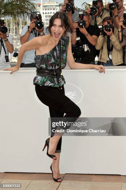 Actress Geraldine Pailhas attends the 'Rebecca H. ' Photo Call held at the Palais des Festivals during the 63rd Annual International Cannes Film...