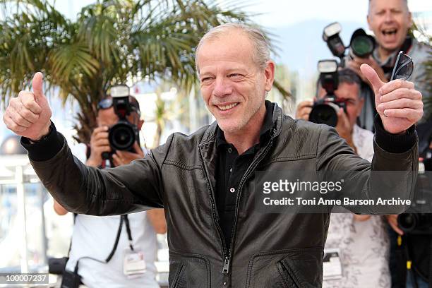 Actor Pascal Greggory attends the 'Rebecca H. ' Photo Call held at the Palais des Festivals during the 63rd Annual International Cannes Film Festival...