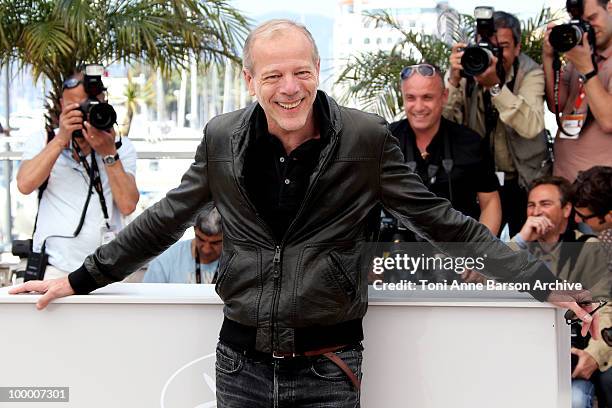 Actor Pascal Greggory attends the 'Rebecca H. ' Photo Call held at the Palais des Festivals during the 63rd Annual International Cannes Film Festival...