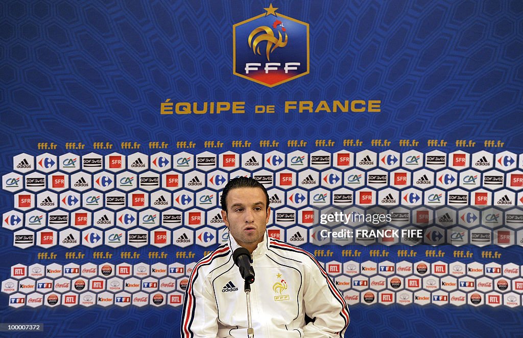 French football forward Mathieu Valbuena