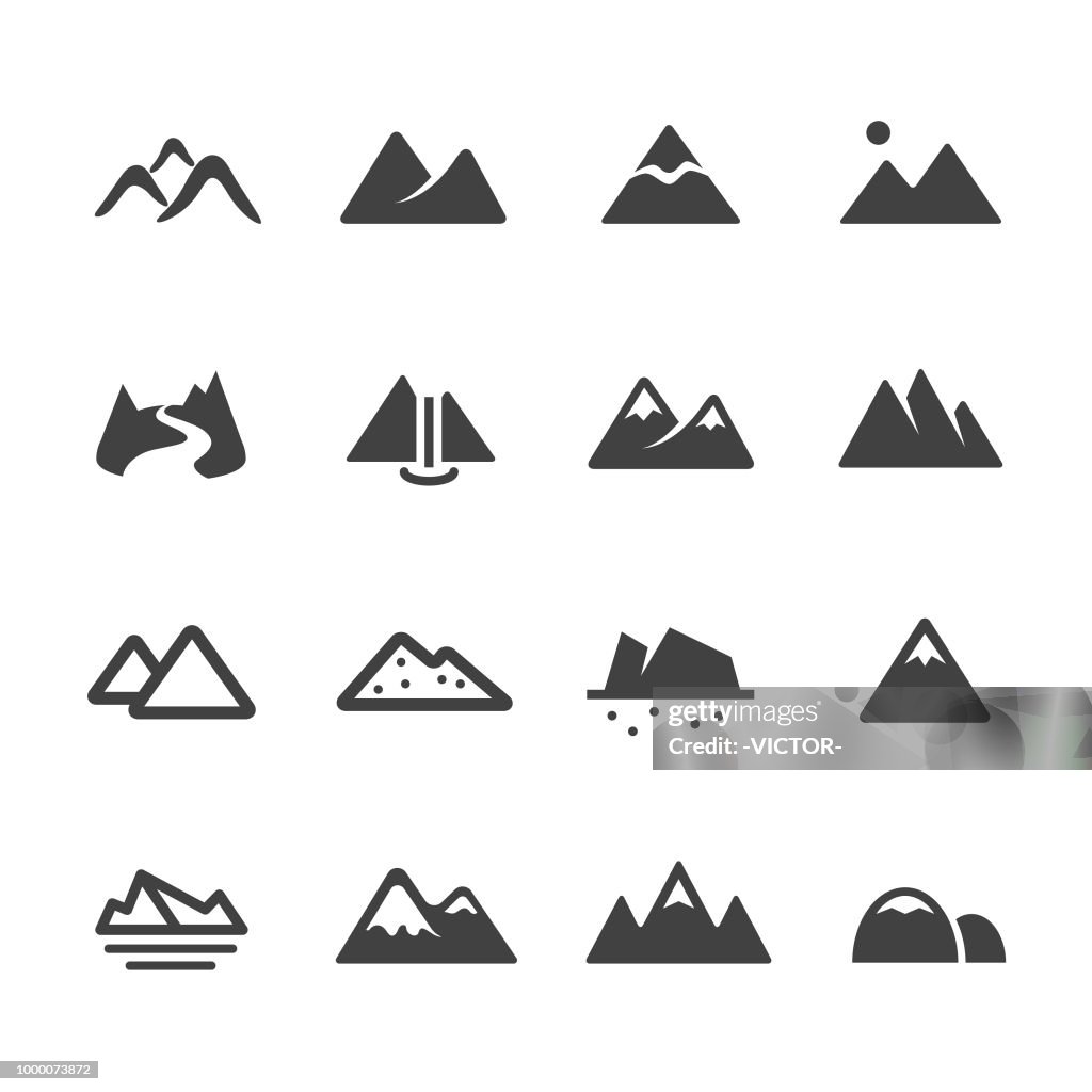 Mountain Icons - Acme Series