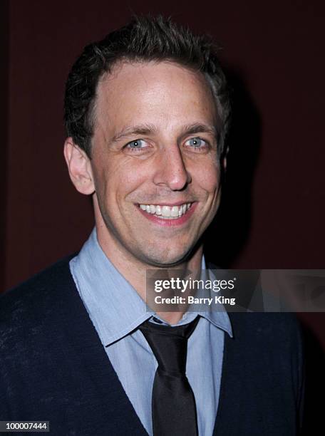 Actor Seth Meyers attends the reception for NBC's "Parks and Recreation" Emmy Screening held at the Leonard H. Goldenson Theatre on May 19, 2010 in...