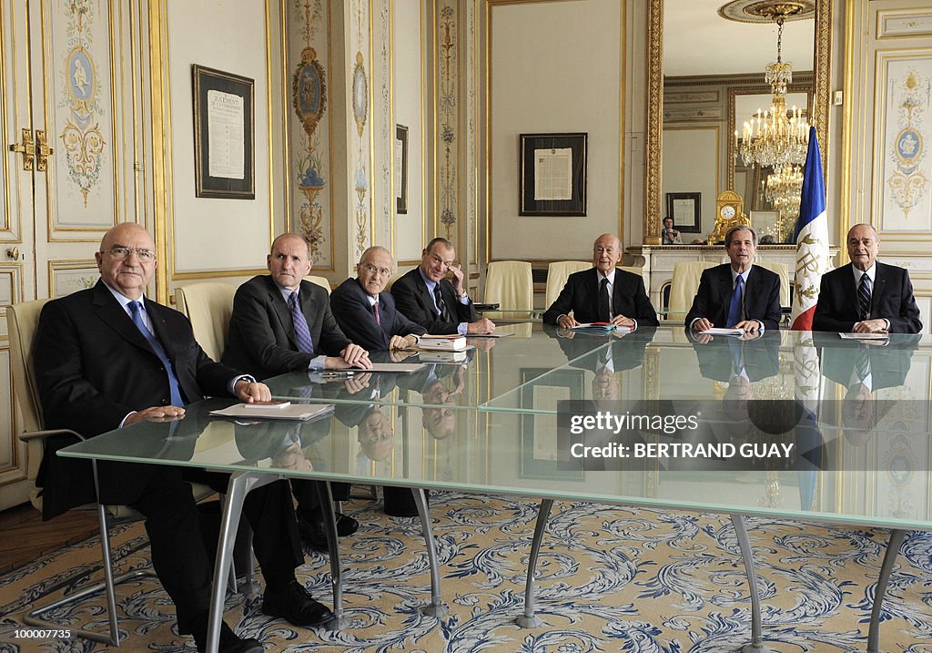 The members of French Constitutional Cou