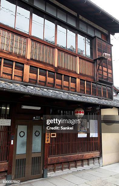 General view of the Kamishichiken Kaenbujo is seen on May 13, 2010 in Kyoto, Japan.