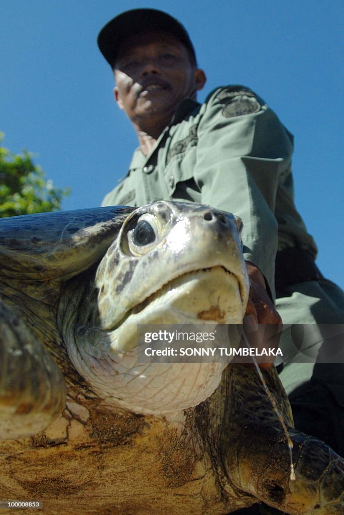 Bali's wildlife personnel from the Natur