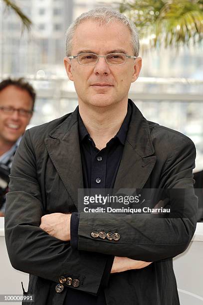 Director Daniele Luchetti attends the 'Our Life' Photo Call held at the Palais des Festivals during the 63rd Annual International Cannes Film...