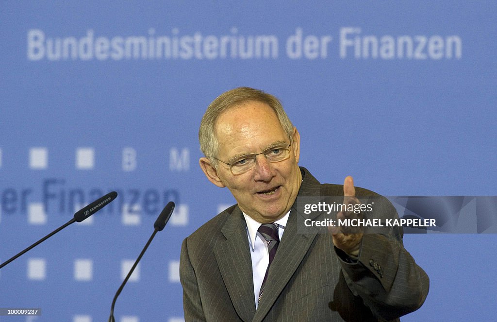 German Finance minister Wolfgang Schaeub