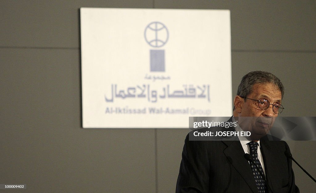 Arab League secretary general Amr Mussa