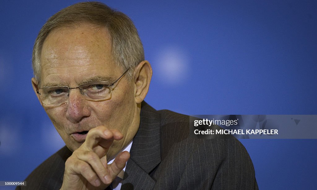 German Finance minister Wolfgang Schaeub