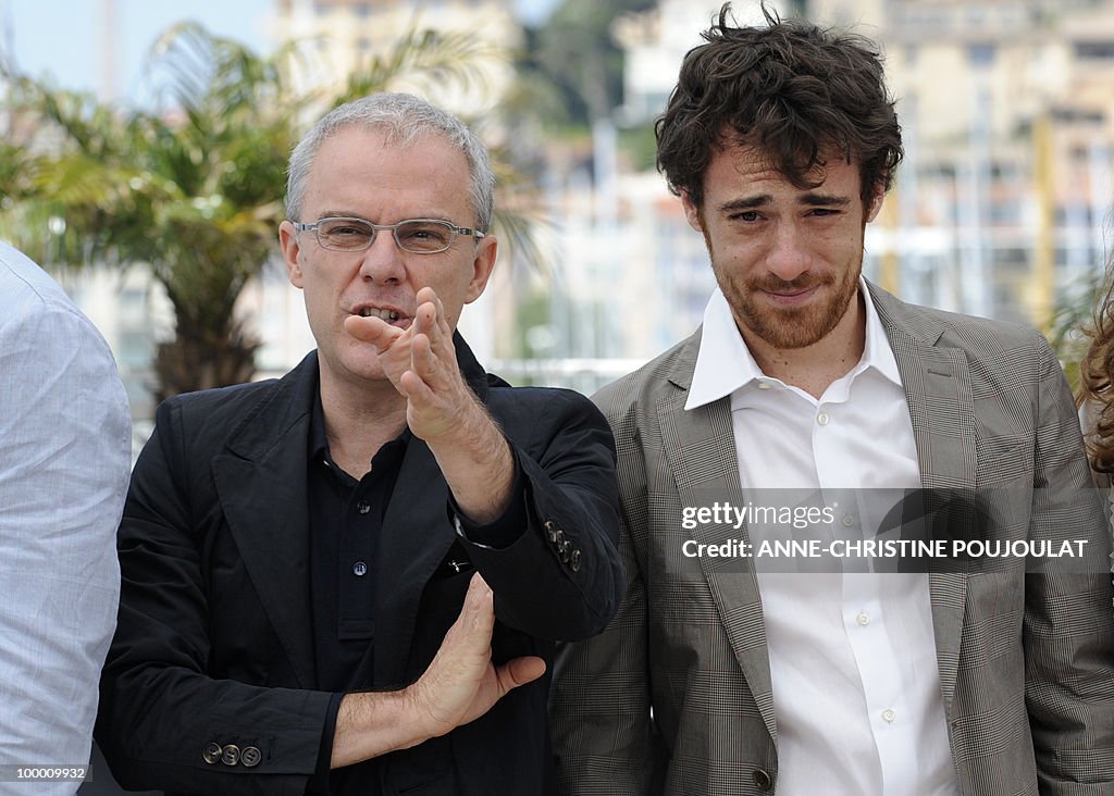 Italian director Daniele Luchetti (L) an