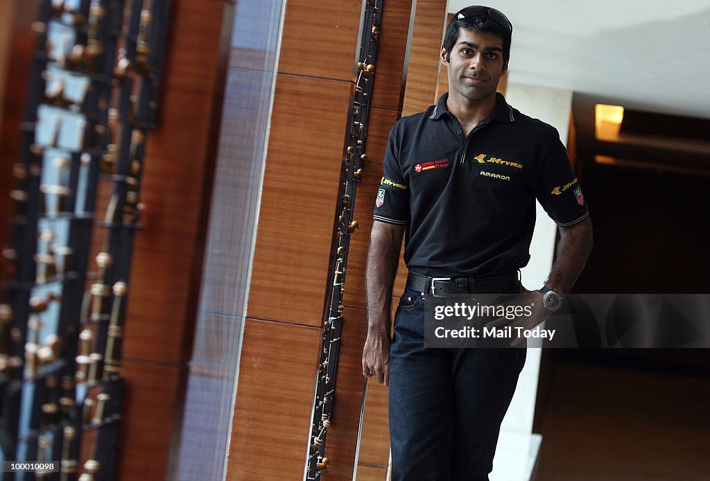 Formula One Driver Karun Chandhok...