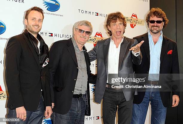 Director Stephen Kijak and Mick Jagger for the Rolling Stones attend the 'Stones In Excile' Photocall at the Majestic Hotel during the 63rd Annual...