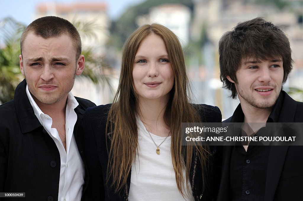 (From L) French actor Jules Pelissier, F