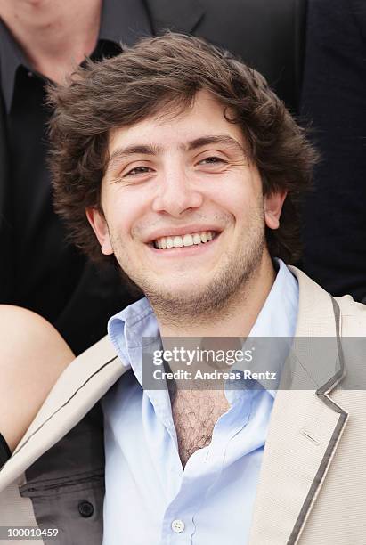 Actor Esteban Carvajal Alegria attends the "Lights Out" Photocall at the Palais des Festivals during the 63rd Annual Cannes Film Festival on May 20,...