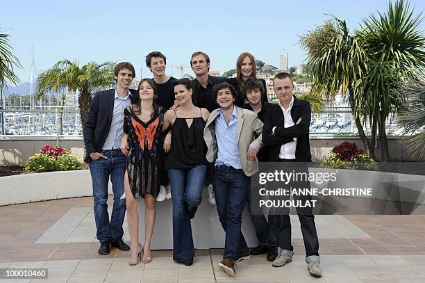 Actor Yvan Tassin, French actress Audrey Bastien, French actor Arthur Mazet, actress Selma El Moussi, French director Fabrice Gobert, French actor...