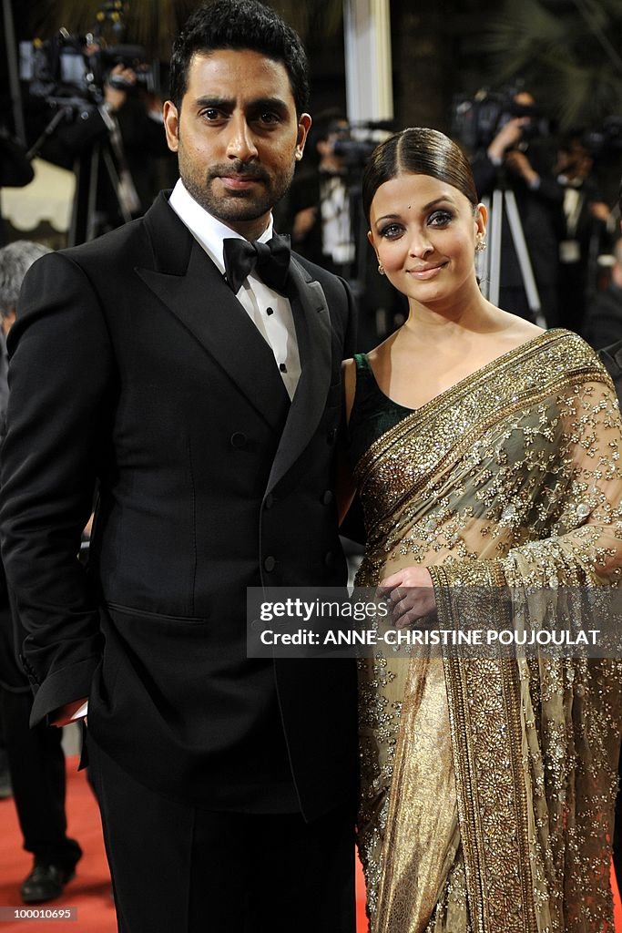 Indian model Aishwarya Rai and husband A