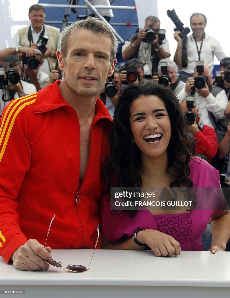 French actor Lambert Wilson poses with F