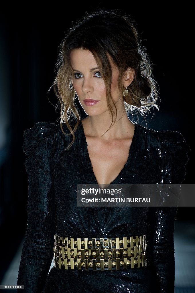 British actress Kate Beckinsale poses du