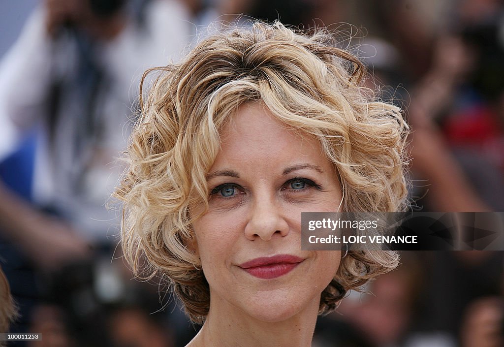 US actress Meg Ryan poses during the pho