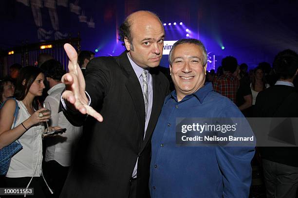 Actor Scott Adsit and COO of Turner Animation Stuart Snyder attend the Adult Swim Upfront 2010 at Gotham Hall on May 19, 2010 in New York City....