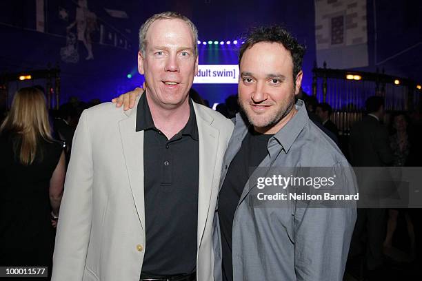 Executive Vice President of Ad Sales and Marketing for Cartoon Network and Adult Swim John O'Hara and Gregg Bello attend the Adult Swim Upfront 2010...