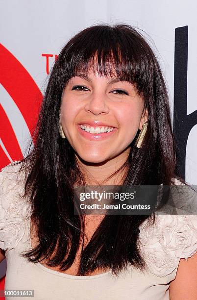 Singer Sami Akbari poses on the red carpet at the Cherry Lane Music Publishing's 50th Anniversary celebration at Brooklyn Bowl in Brooklyn on May 19,...