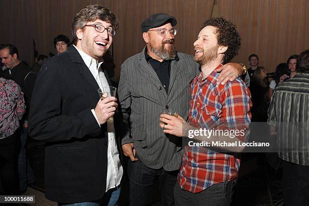 Andrew Weinberg, Tommy Blacha and Jon Glaser attends the Adult Swim Upfront 2010 at Gotham Hall on May 19, 2010 in New York City. 19913_001_0099.JPG