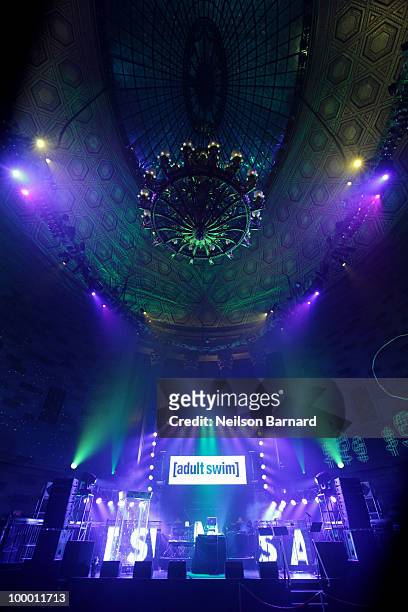 General view of atmosphere at the Adult Swim Upfront 2010 at Gotham Hall on May 19, 2010 in New York City. 19913_002_0034.JPG