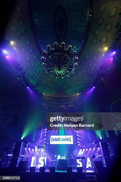 General view of atmosphere at the Adult Swim Upfront 2010 at Gotham Hall on May 19, 2010 in New York City. 19913_002_0034.JPG