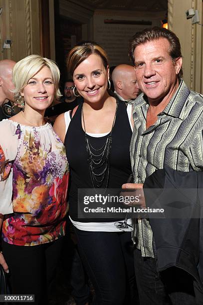 Mary Corigliano, Kelly Hughes and John Hoffman attend the Adult Swim Upfront 2010 at Gotham Hall on May 19, 2010 in New York City. 19913_001_0105.JPG