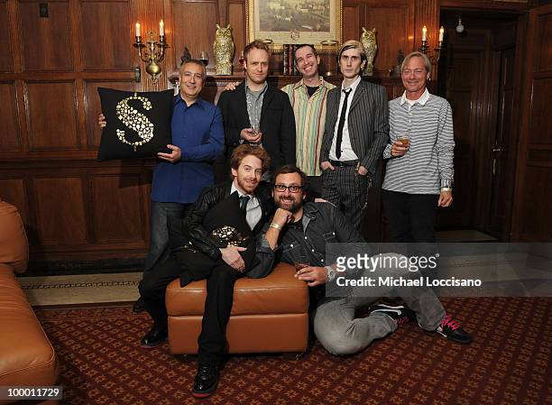 Of Turner Animation Stuart Snyder, Christopher McCulloch, Matthew Senreich, Doc Hammer and Head of Adult Swim Mike Lazzo; Seth Green and Eric...
