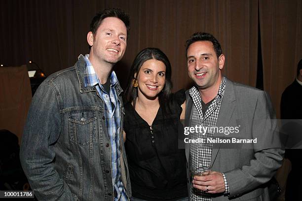 Dave Sullivan, Robin Feldman, and Josh Feldman attend the Adult Swim Upfront 2010 at Gotham Hall on May 19, 2010 in New York City. 19913_002_0099.JPG