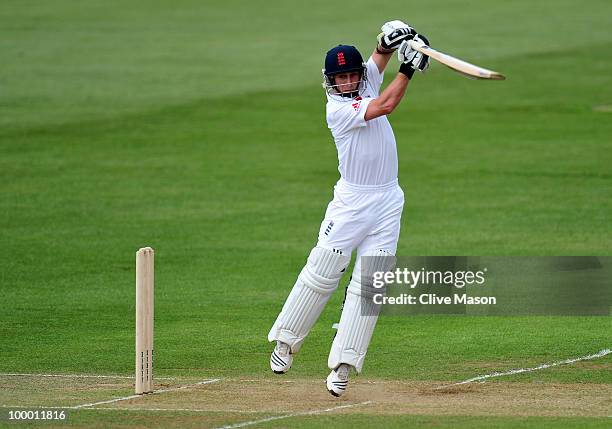 James Taylor of England Lions in action during day two of the match between England Lions and Bangladesh at The County Ground on May 20, 2010 in...