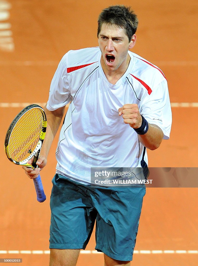 Carsten Ball of Australia celebrates on