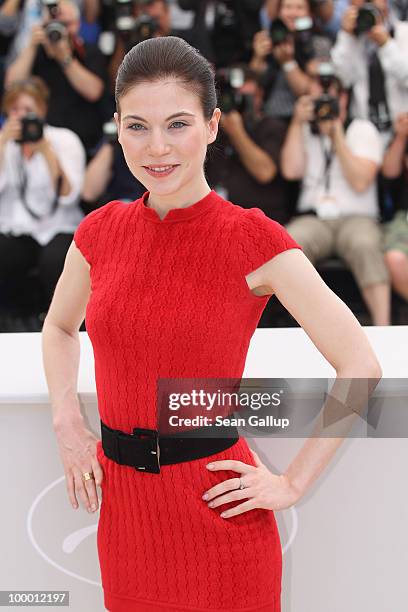 Actress Nora Von attends the "Carlos" Photocall at the Palais des Festivals during the 63rd Annual Cannes Film Festival on May 20, 2010 in Cannes,...