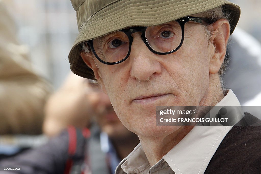 US director Woody Allen poses during the