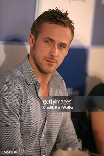 Actor Ryan Gosling attends the "Industry In Focus - Blue Valentine" at the American Pavillion during the 63rd Annual Cannes Film Festival on May 20,...